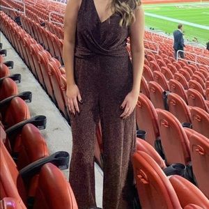 Rose Gold and Black Jumpsuit